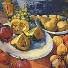 Life Canvas Paintings - Still Life with Acorn Squash